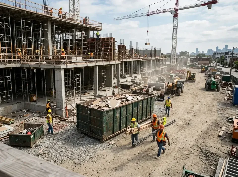 commercial-construction-site-w-002 — frequently asked questions, Low Cost Construction Dumpster Rental in Windom, MN